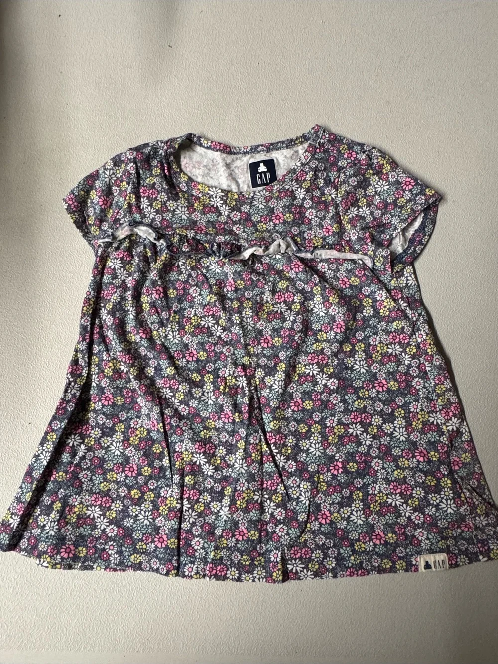 GAP Kids Floral Short-Sleeve Top